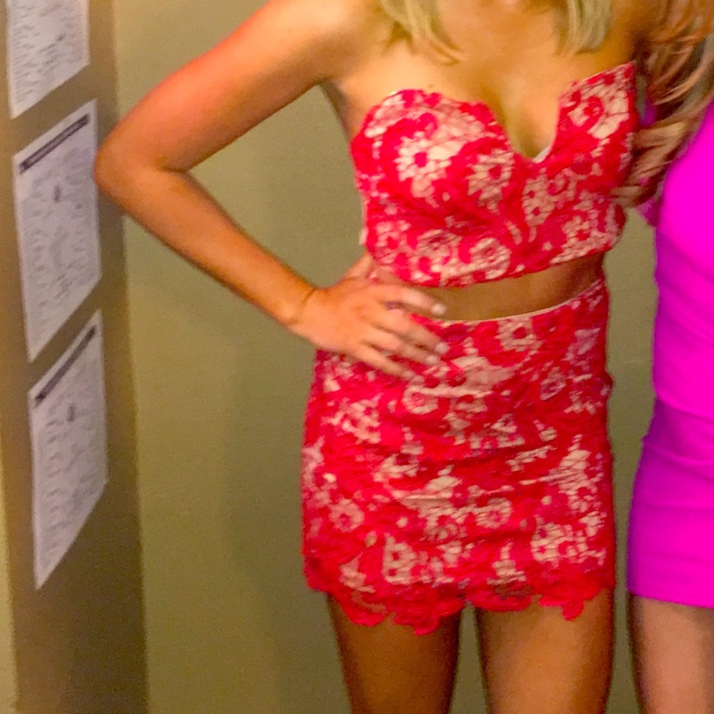 Red 2 piece ANGL small set